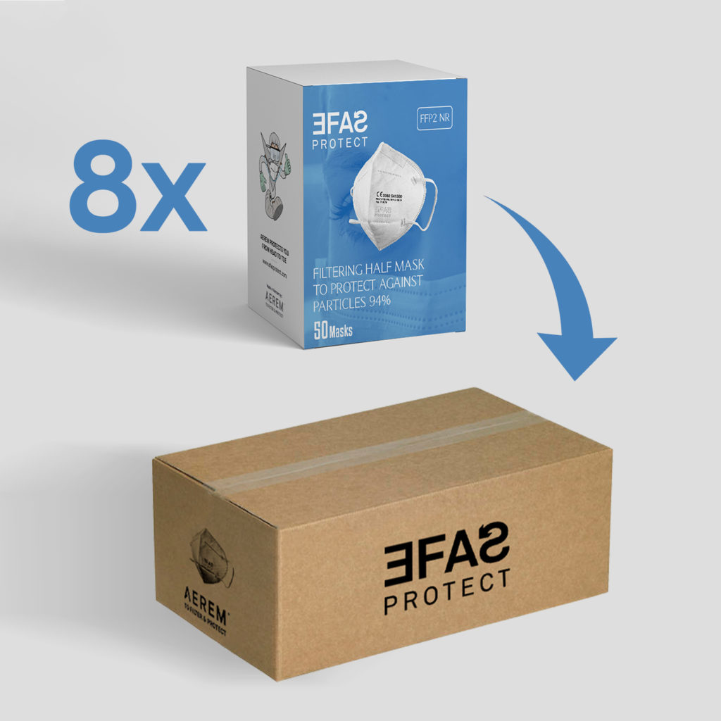 Mask FFP2 SA1500 400 pcs Efas Protect